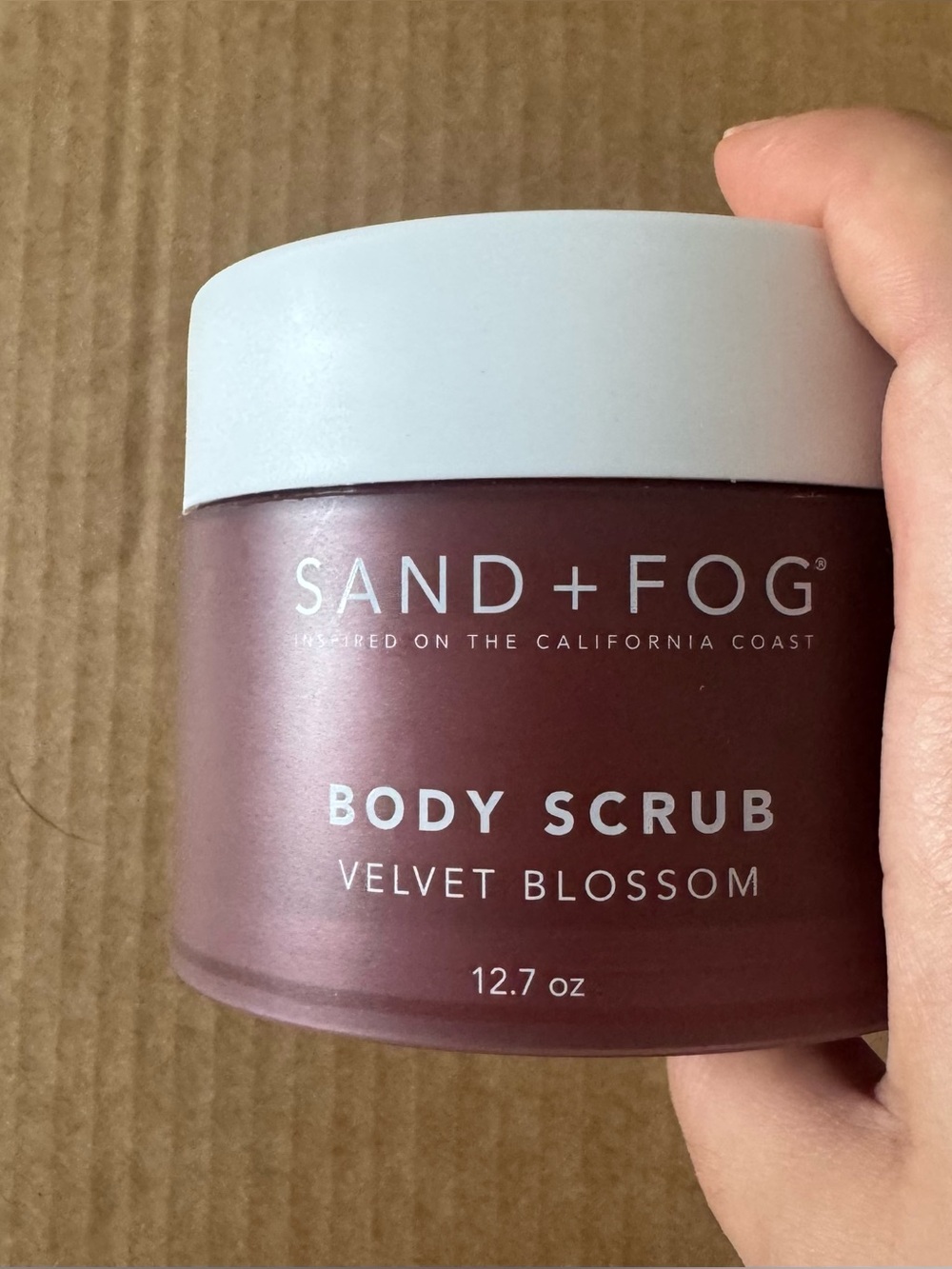 SAND + FOG Velvet Blossom Body Scrub 12.7 oz Jumbo Size
